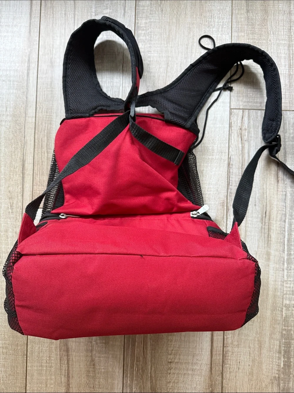 ONIVA Picnic Time Red Backpack Cooler Dual Compartment Insulated Bag